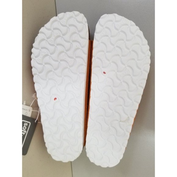 Birkenstock Arizona Soft Footbed Sandals Russet Orange Suede Womens 37 Narrow - Picture 5 of 6